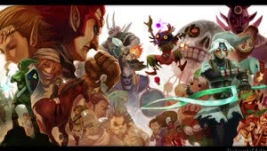 Fondo de Pantalla Animado Personajes del Juego de The Legend of Zelda 🎮 en Movimiento