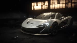 Fondo de Pantalla Animado McLaren P1 Gris de Coches 🚗 en Movimiento