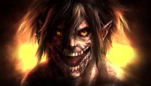 Fondo de Pantalla Animado Eren Yeager de Attack on Titan 🗡 en Movimiento