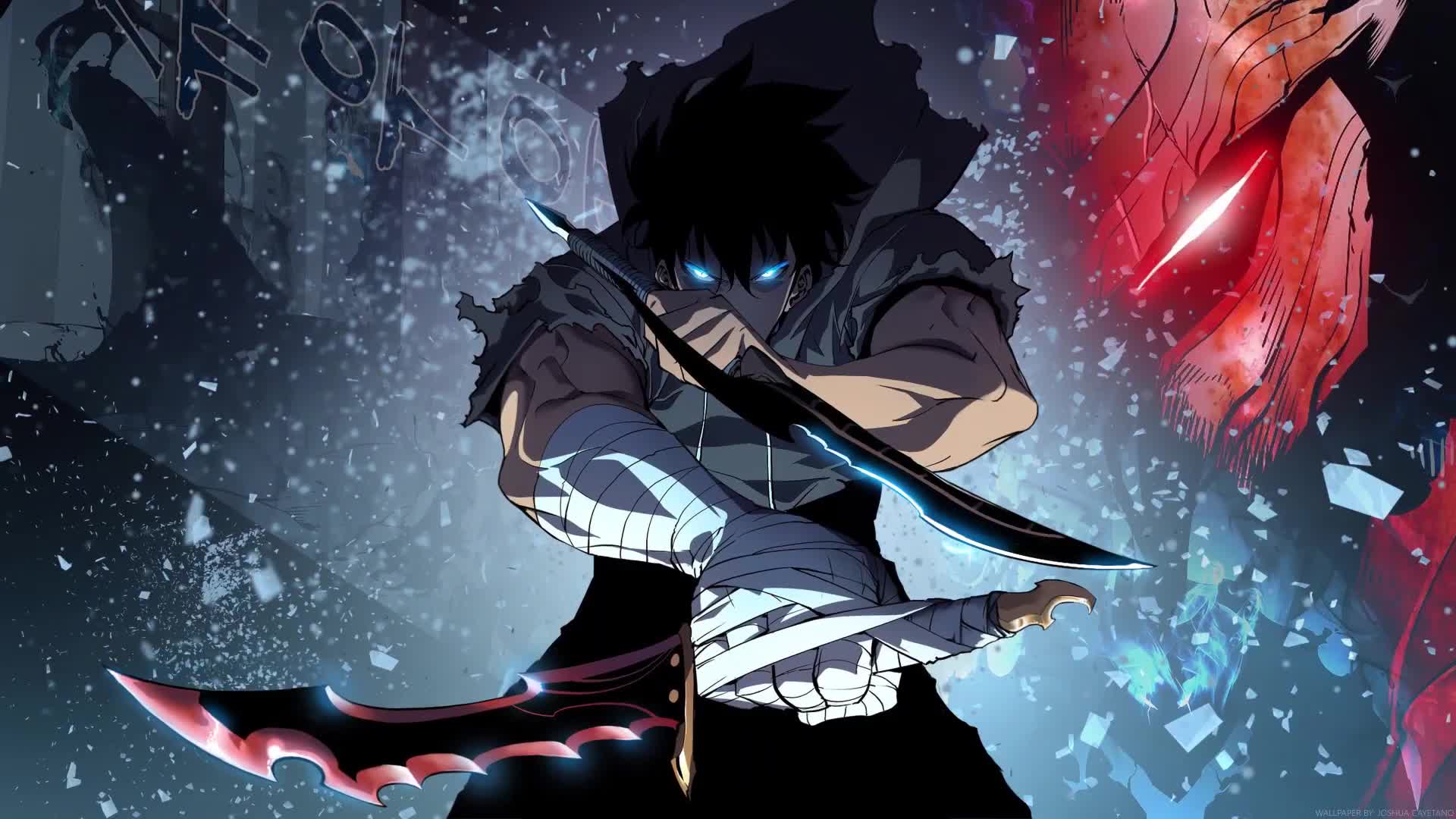 Fondo de Pantalla Animado Personaje de Solo Leveling ⚔️ en Movimiento