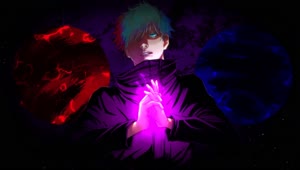 Fondo de Pantalla Animado de Satoru Gojo de Jujutsu Kaisen 🪔 en Movimiento