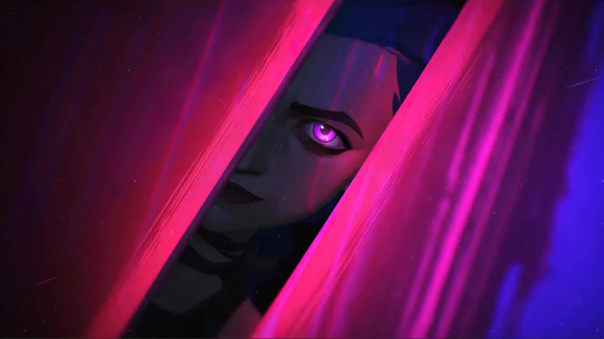 Fondo de Pantalla Animado Jinx de Arcane ☄️ en Movimiento