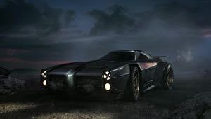 Fondo de Pantalla Animado Coche Negro de Coches 🚗 en Movimiento