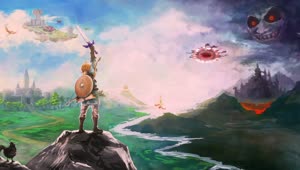 Fondo de Pantalla Animado Espada Alzada de The Legend of Zelda 🗡️ en Movimiento