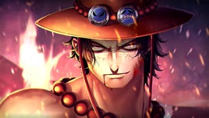 Fondo de Pantalla Animado Ace de One Piece 🔥 en Movimiento