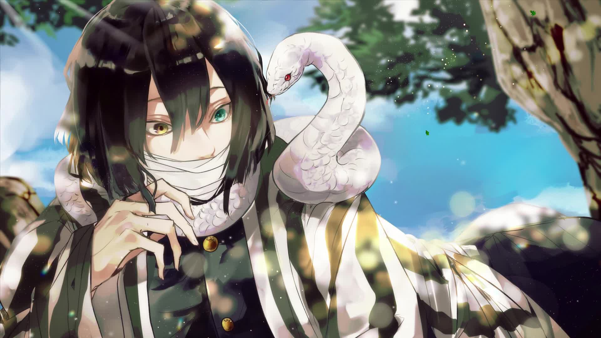 Live Wallpaper HD Obanai Iguro Demon Slayer
