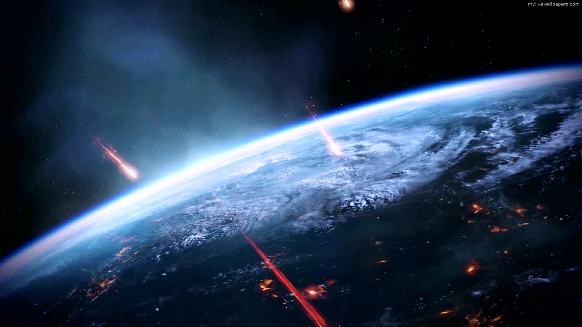 PC Asteroids Live Wallpaper