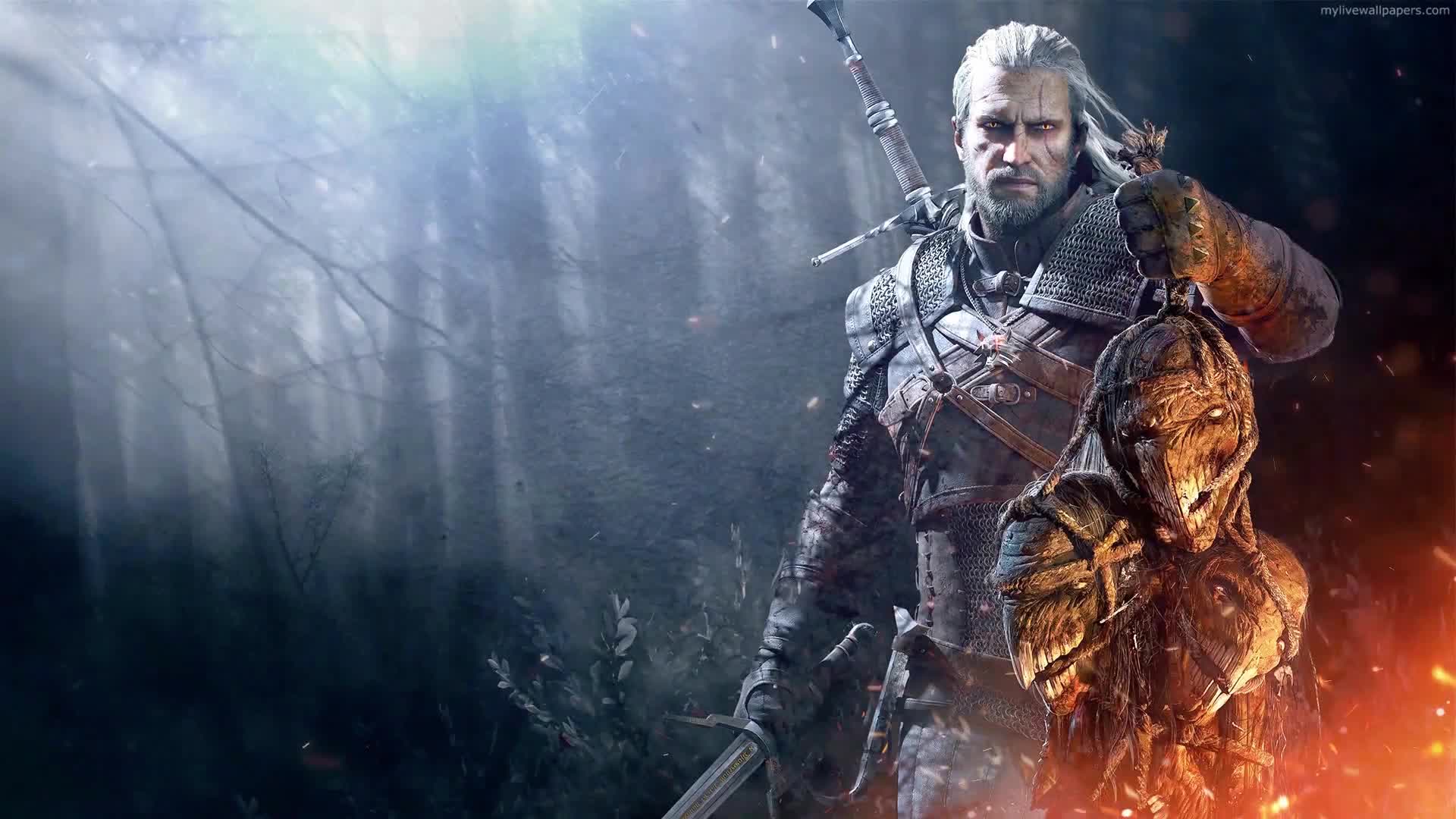 PC The Witchers Trophy Live Wallpaper