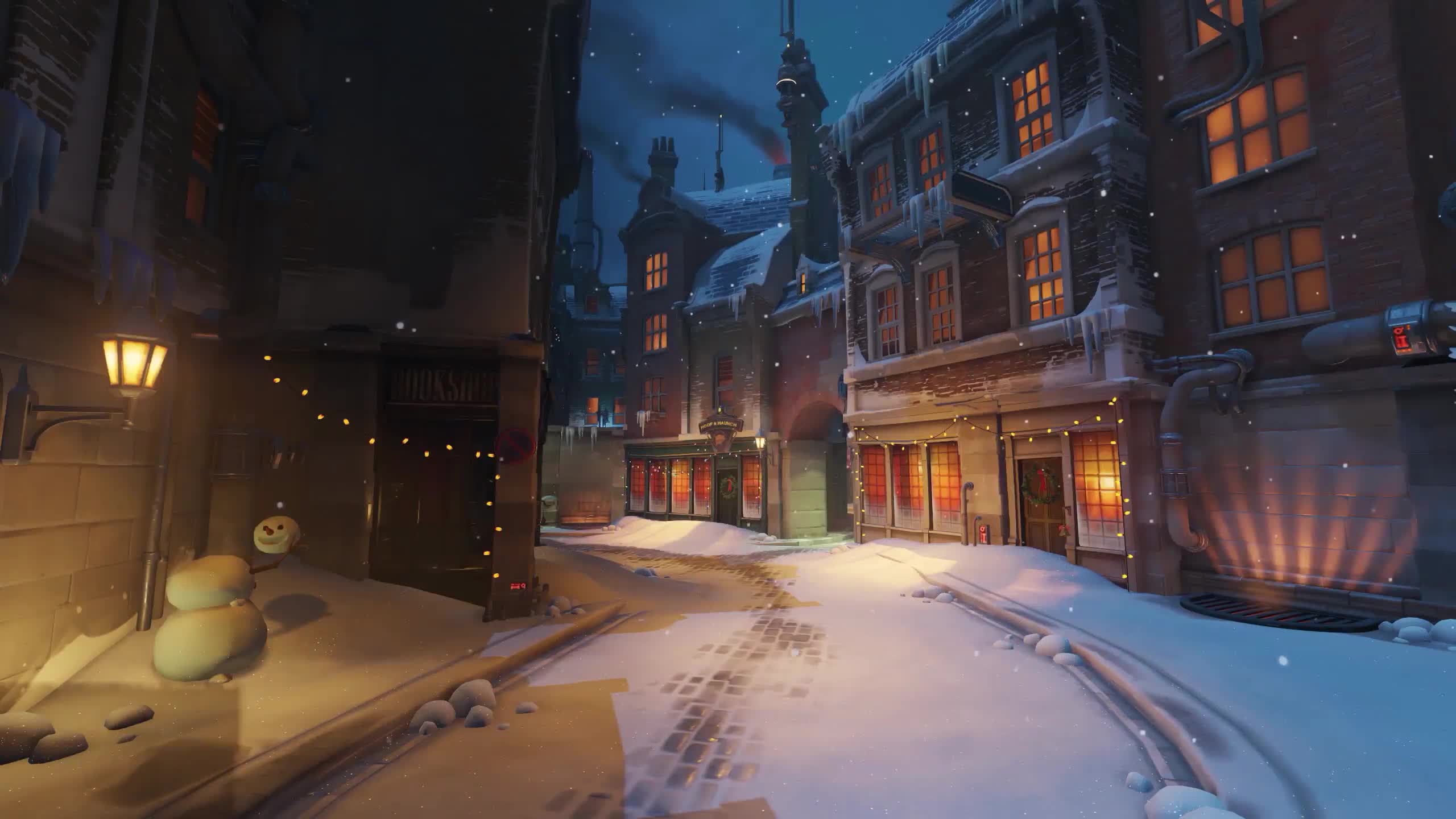 PC Winter Street Live Wallpaper