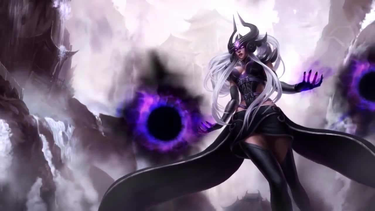 PC Syndra the Dark Sovereign LOL Live Wallpaper