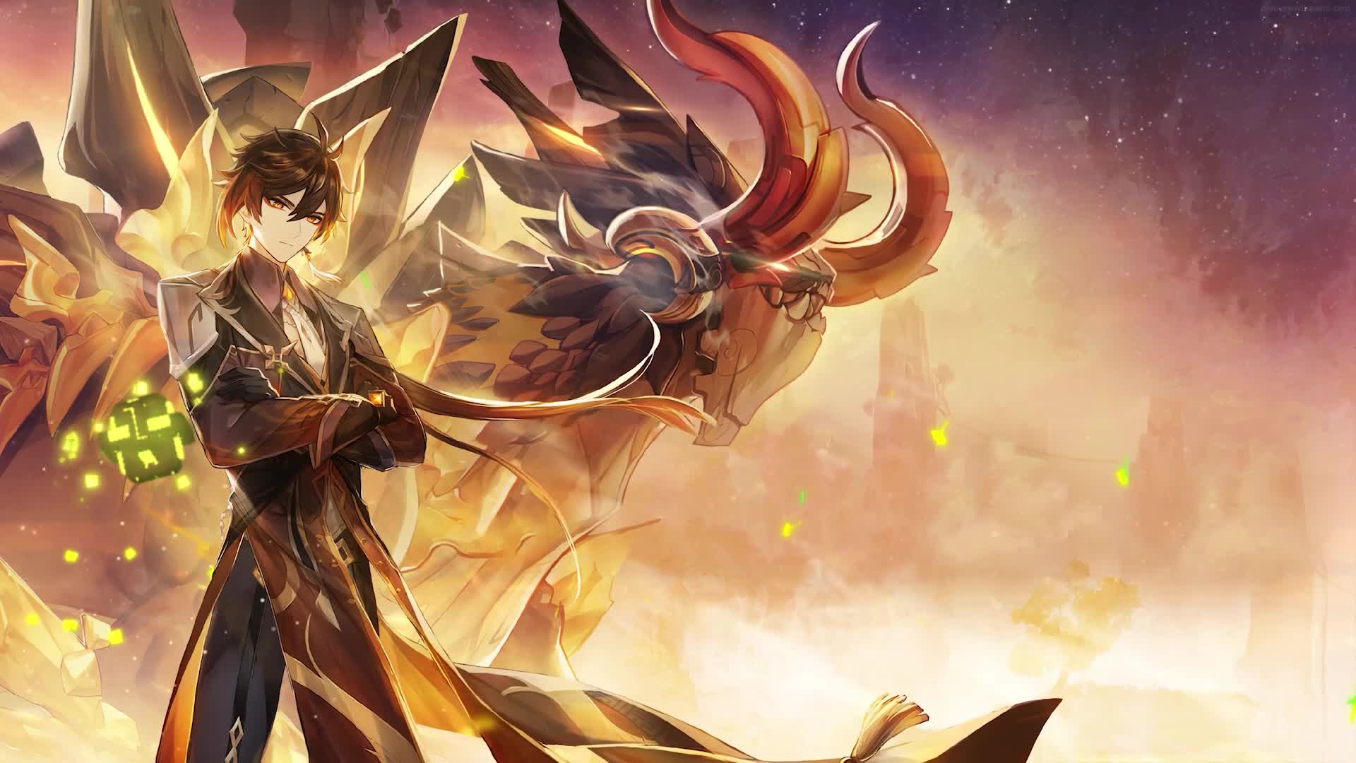 PC Zhongli Live Wallpaper Free