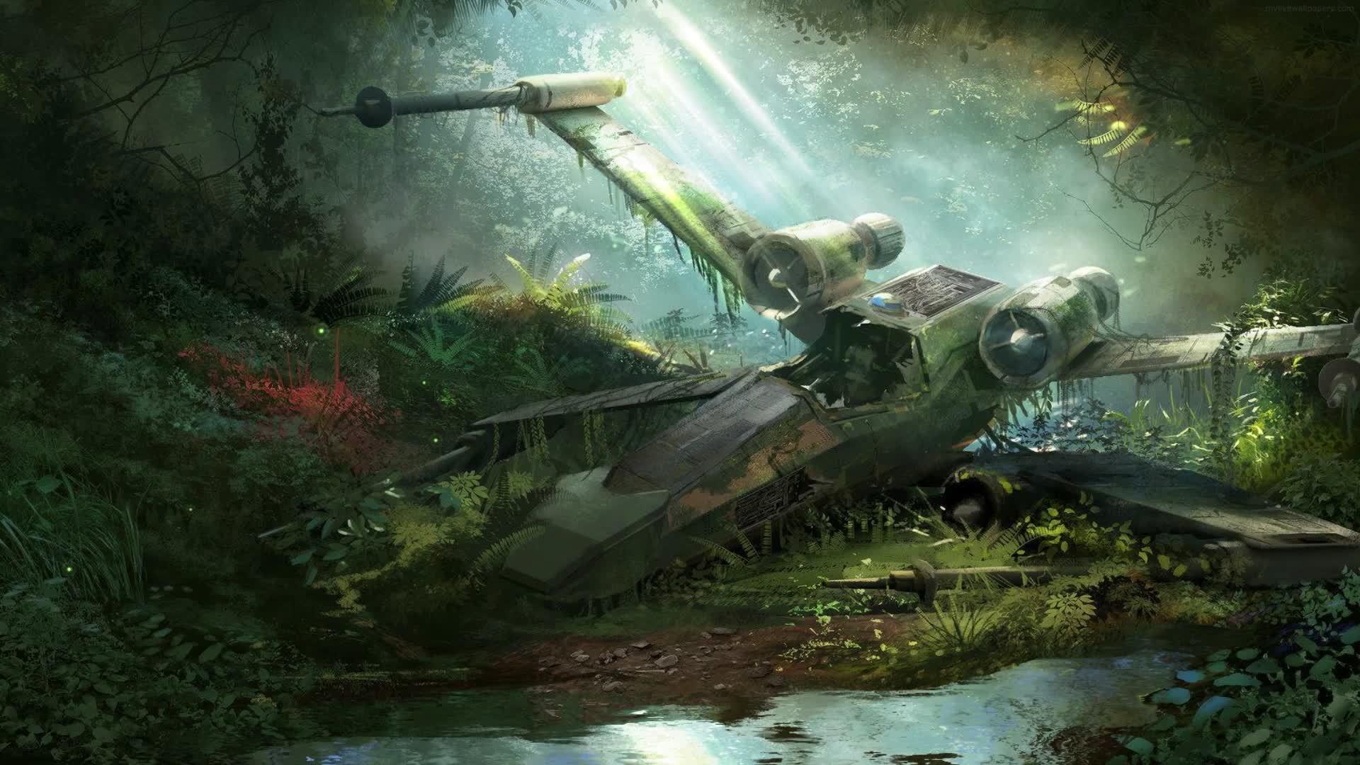 PC X Wing Down Live Wallpaper Free
