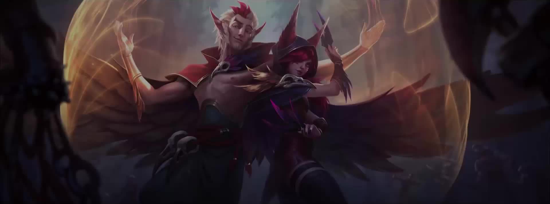 PC Xayah Rakan Rebel Charmer Live Wallpaper Free
