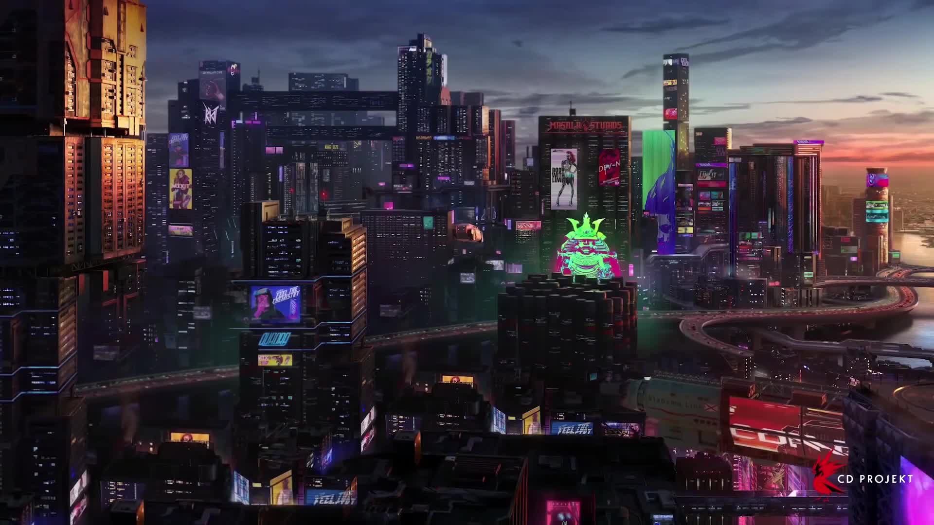 PC City Cyberpunk 2077 Live Wallpaper Free