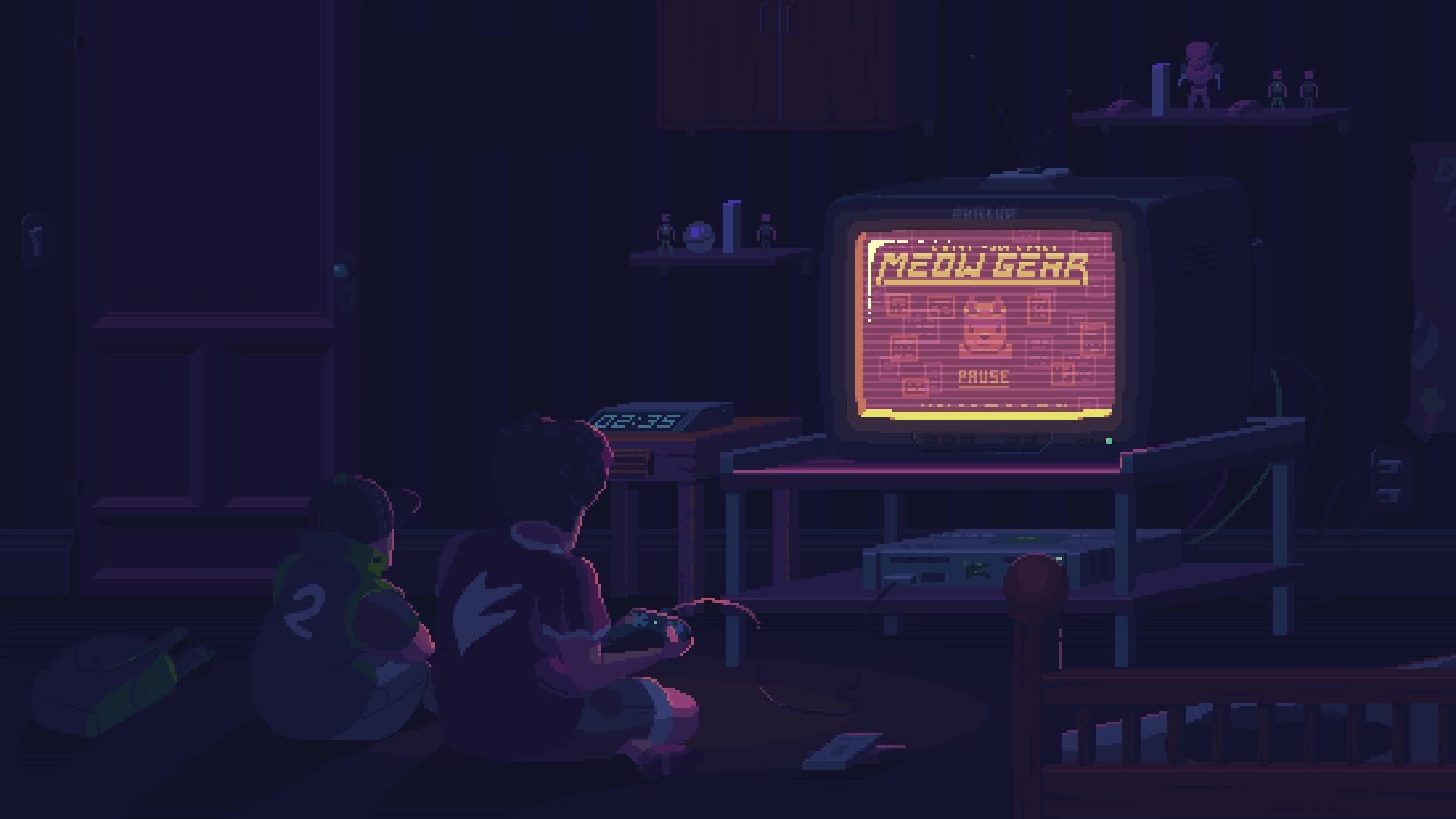 PC Pixel Video Gamers Live Wallpaper Free