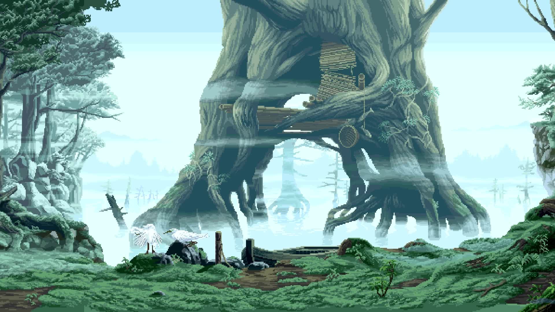 PC Fighter Background Swamp Live Wallpaper Free