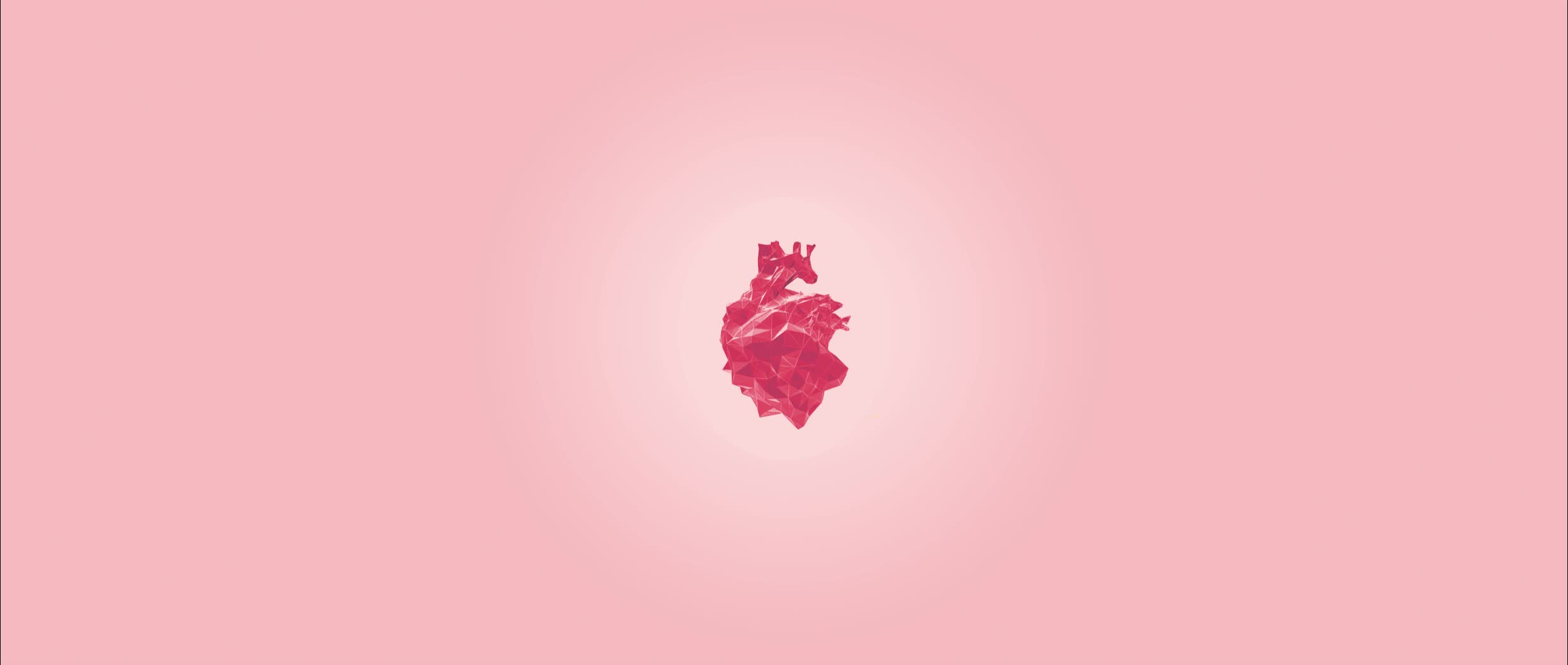 PC Polygon Heart Live Wallpaper Free
