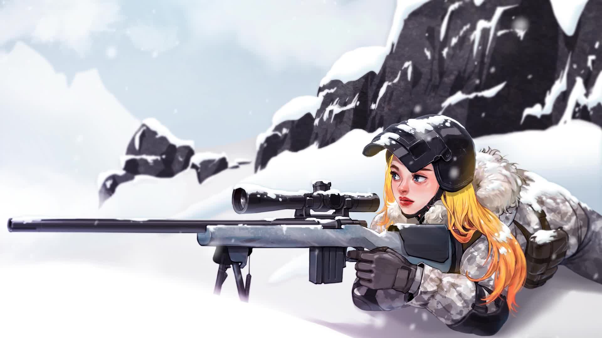 PC PUBG M24 Girl Live Wallpaper Free