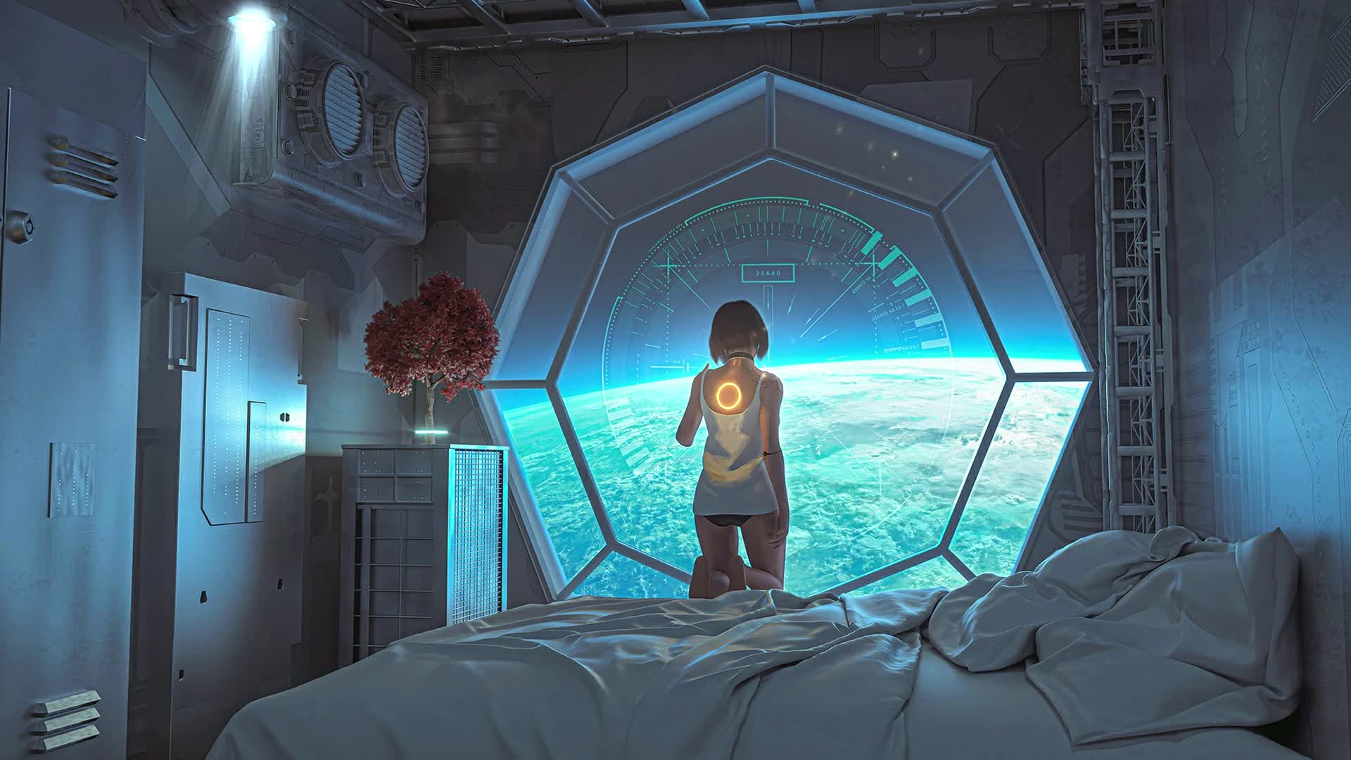 PC Space Room Live Wallpaper Free
