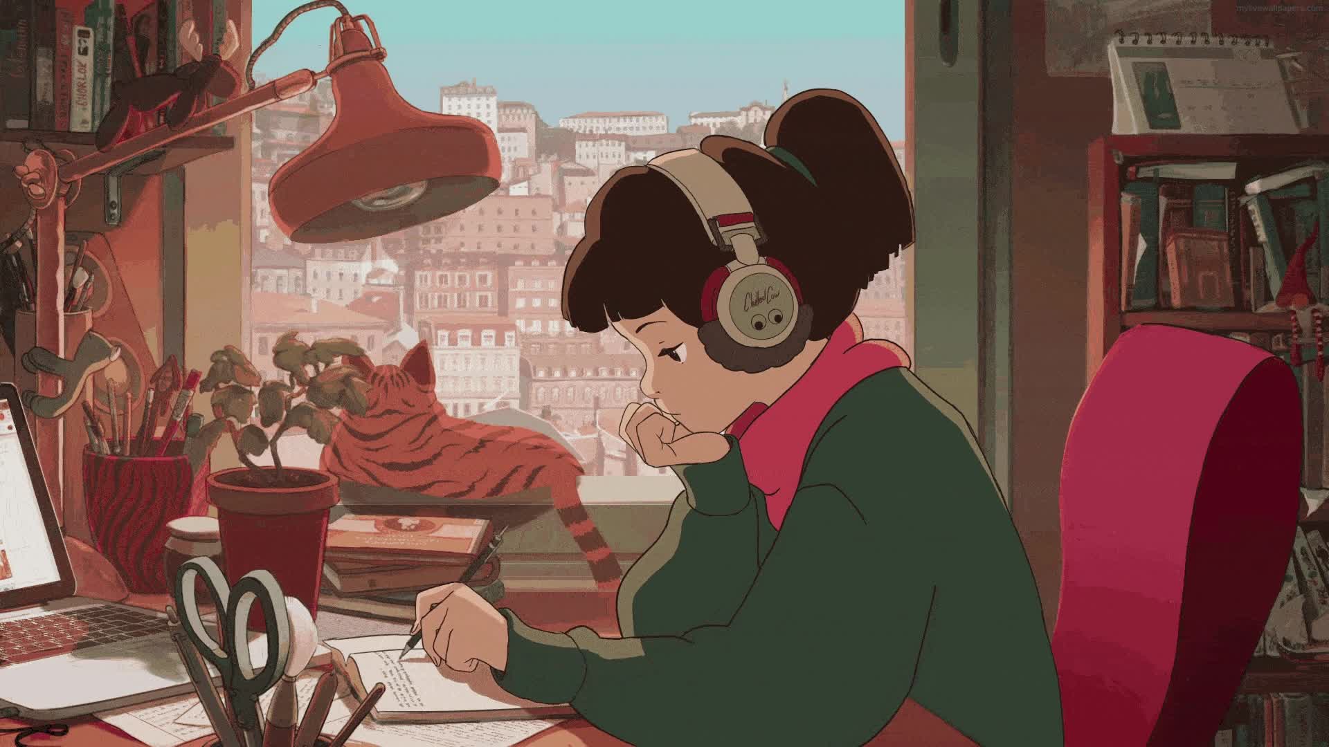 PC Lo Fi Girl Live Wallpaper Free