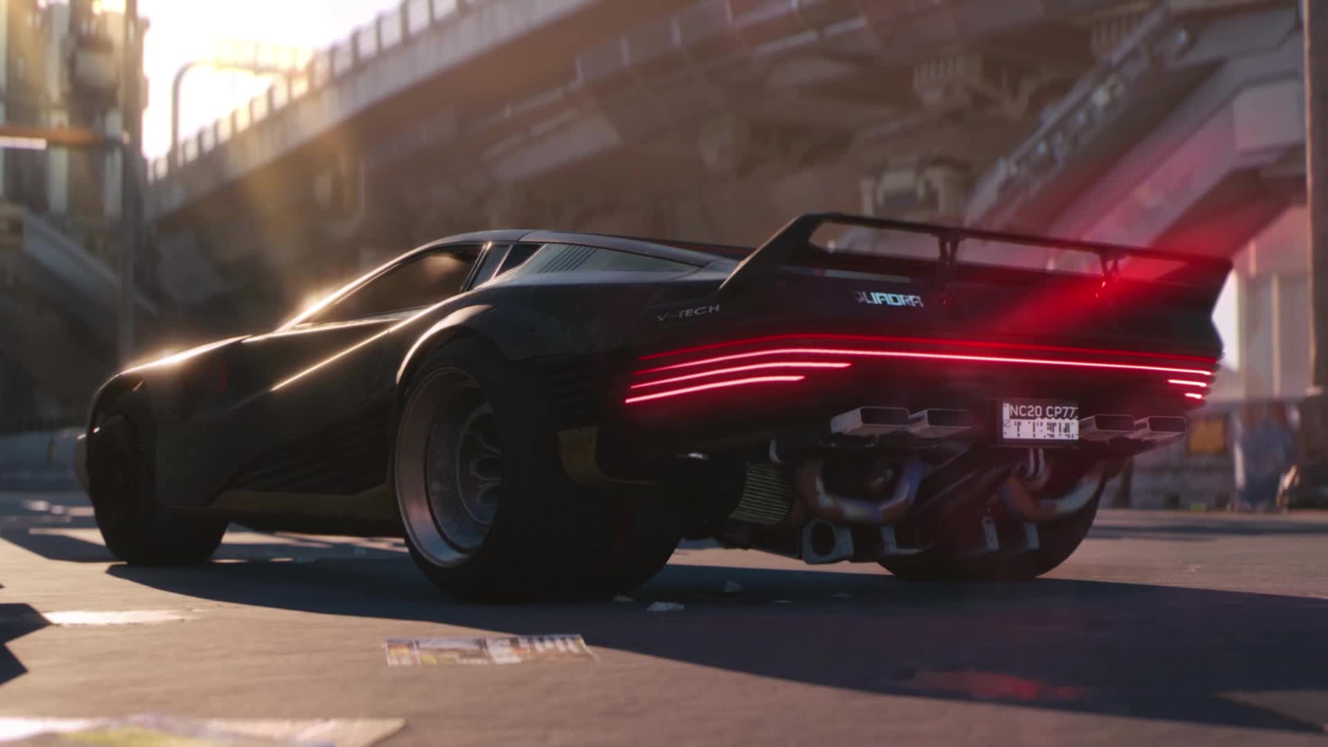 PC Cyberpunk 2077 Car Live Wallpaper Free