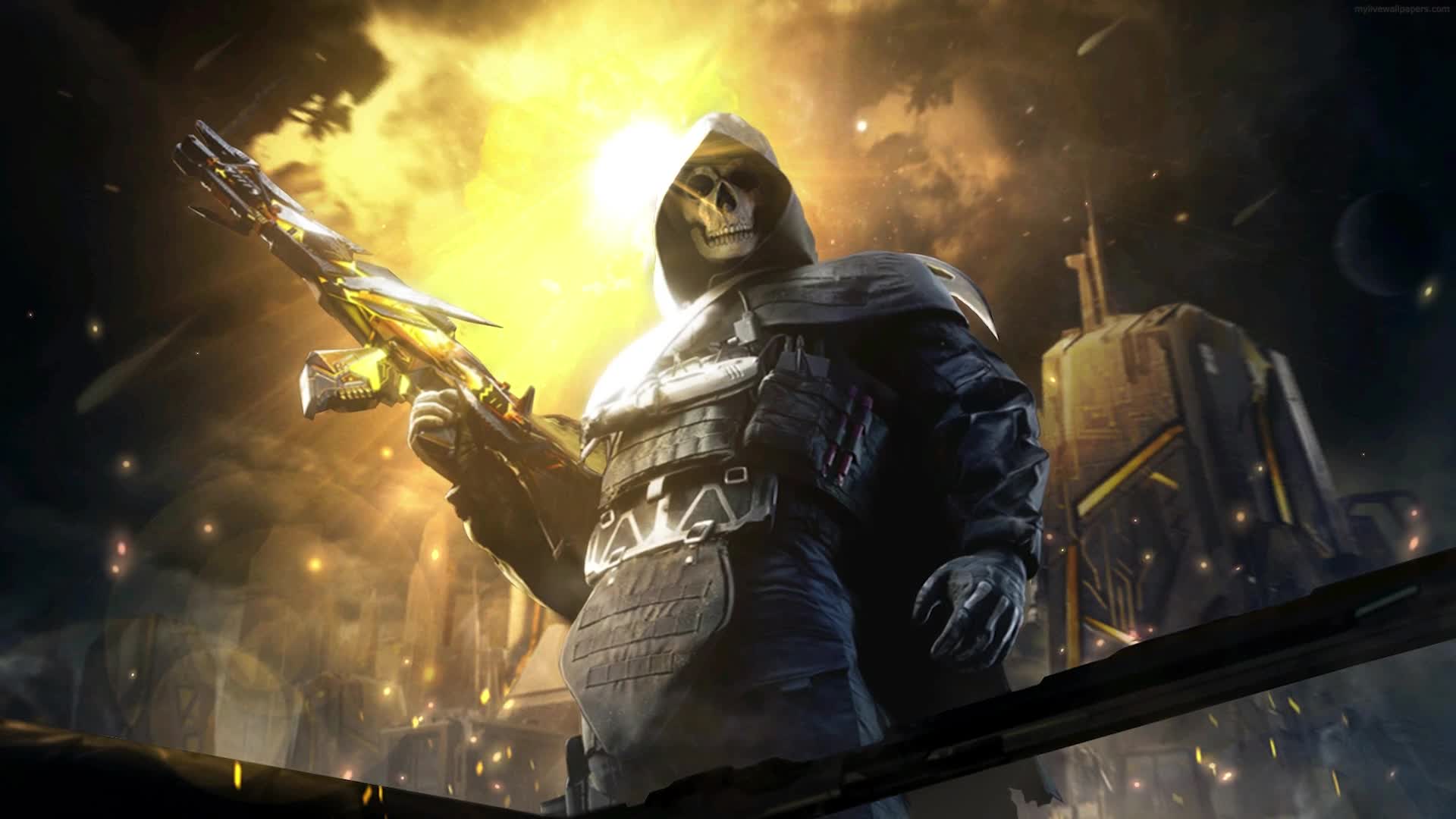 PC Ghost Azrael Modern Warfare Live Wallpaper Free