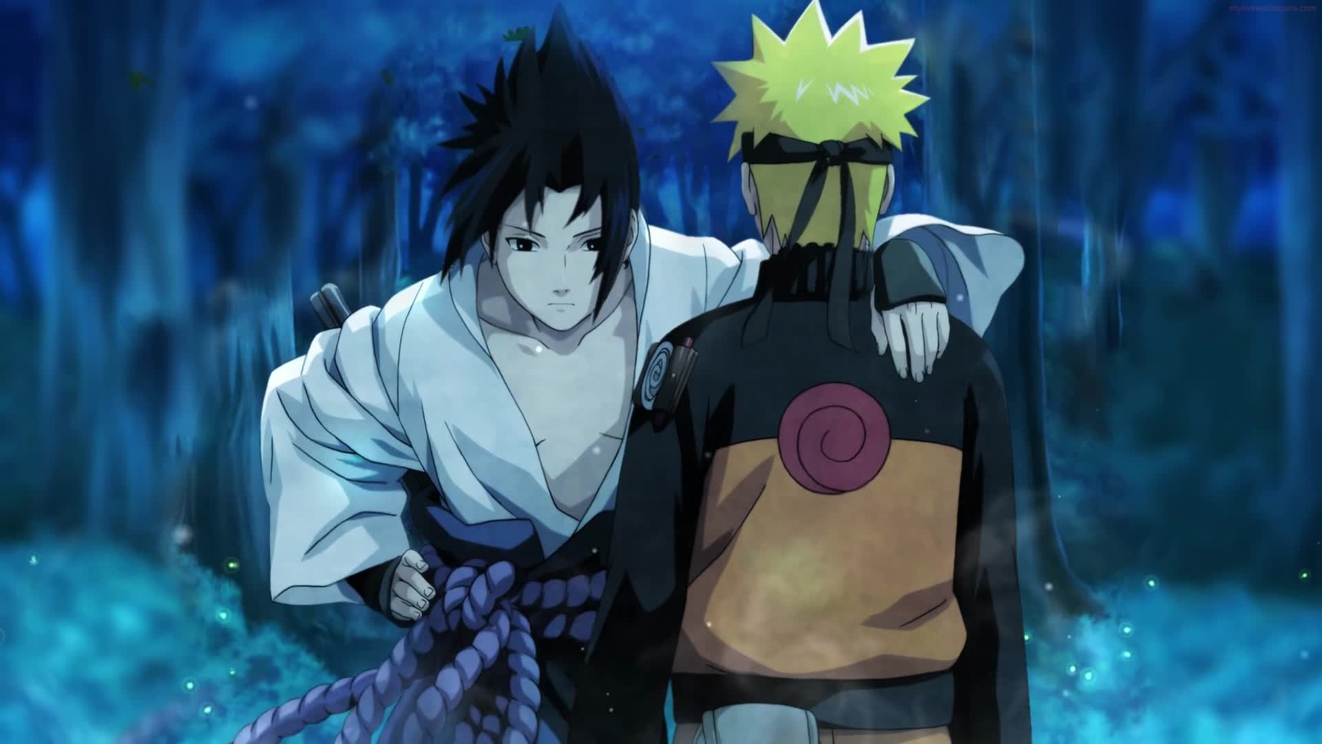 PC Naruto and Sasuke Reunion Live Wallpaper Free