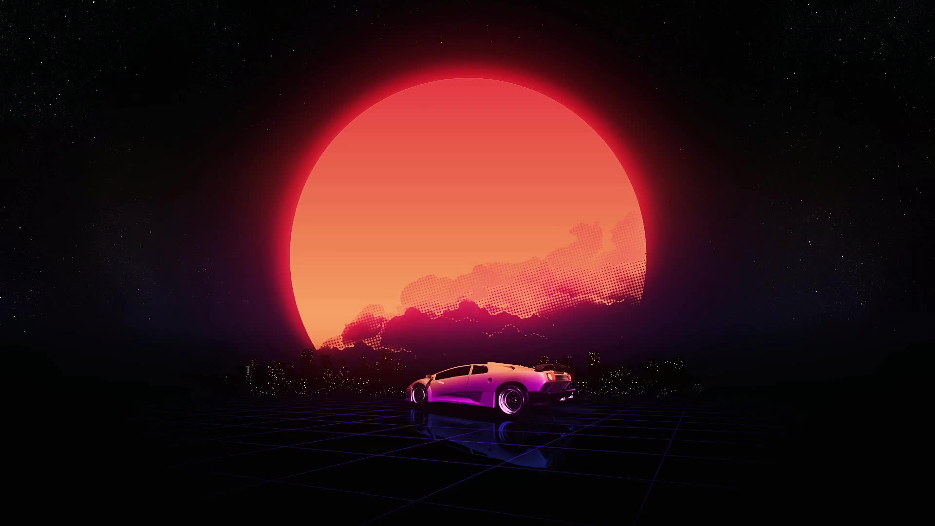 PC Retro Ride Live Wallpaper Free