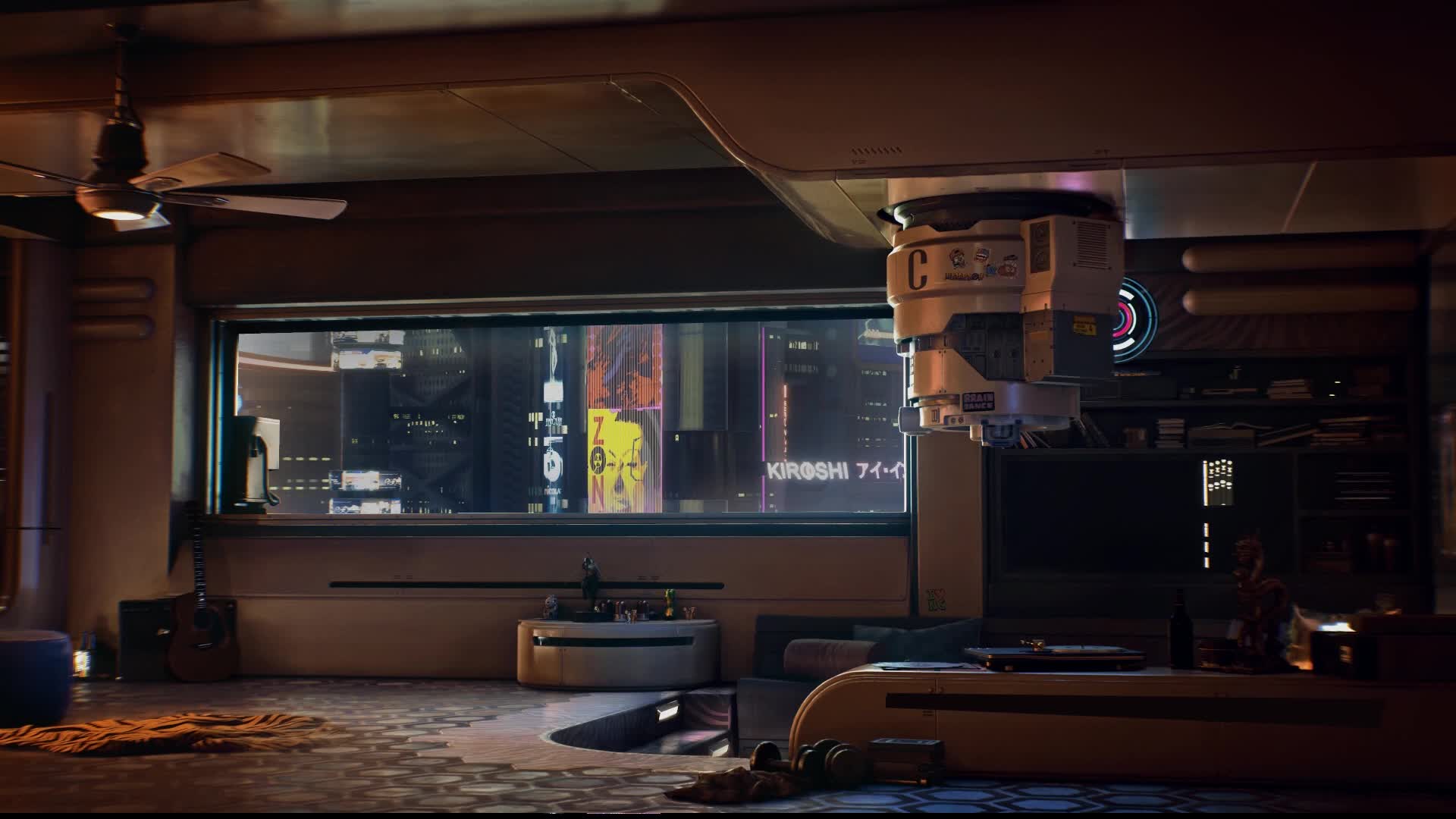 PC Cyberpunk Apartment Live Wallpaper Free