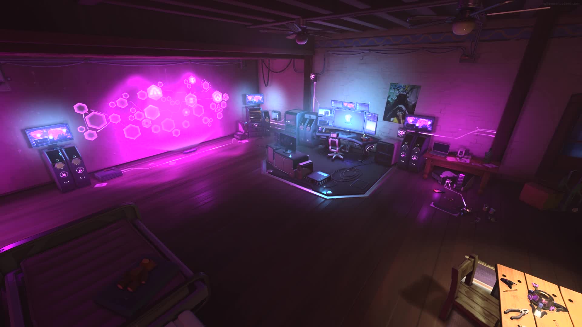 PC Sombras Hideout Overwatch Live Wallpaper Free