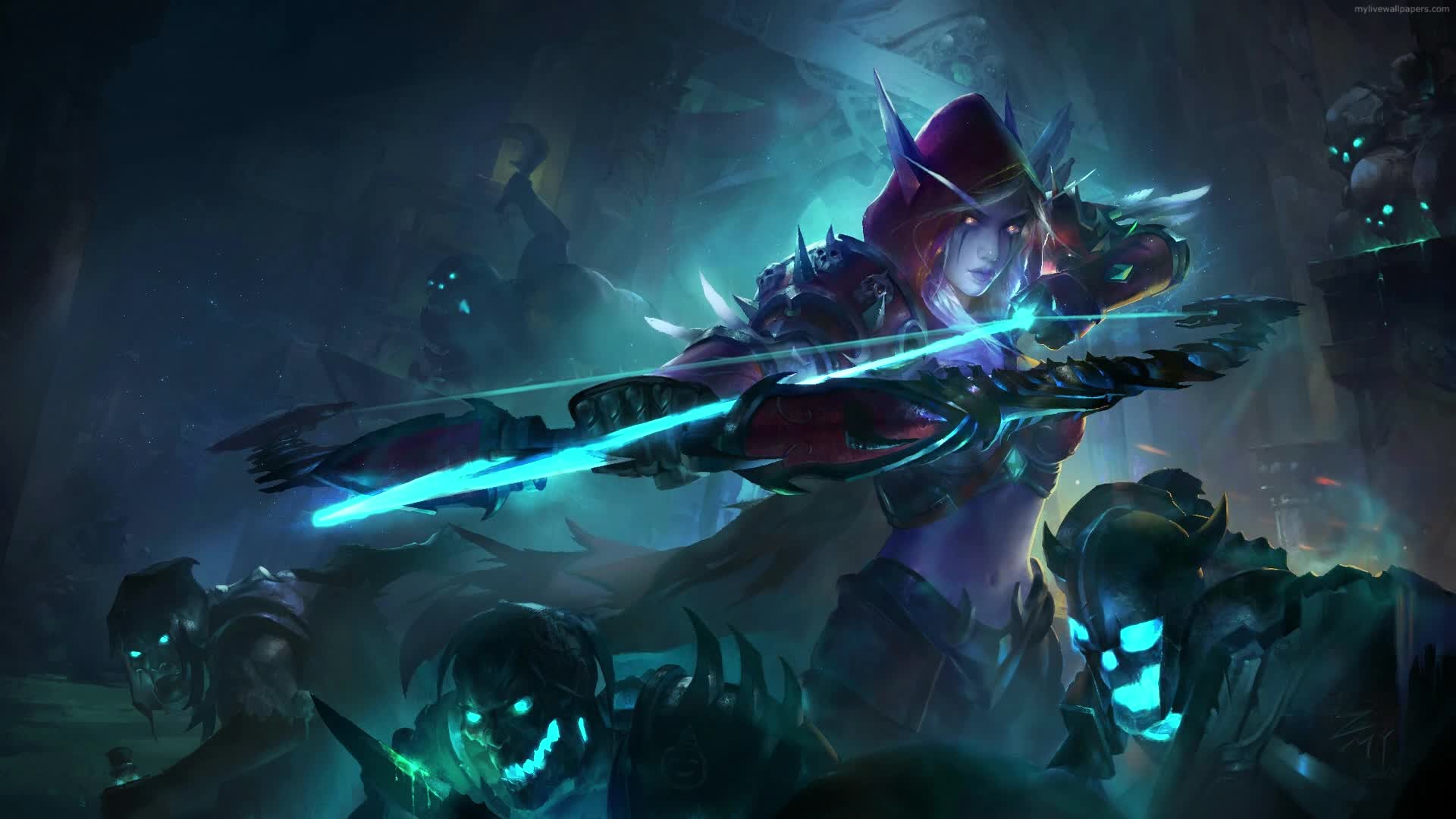 PC Sylvanas Windrunner Live Wallpaper Free