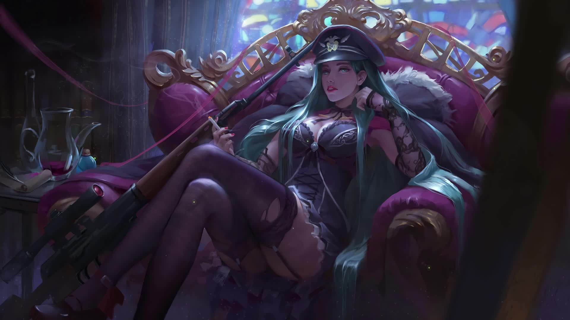 PC Sniper Girl Live Wallpaper Free