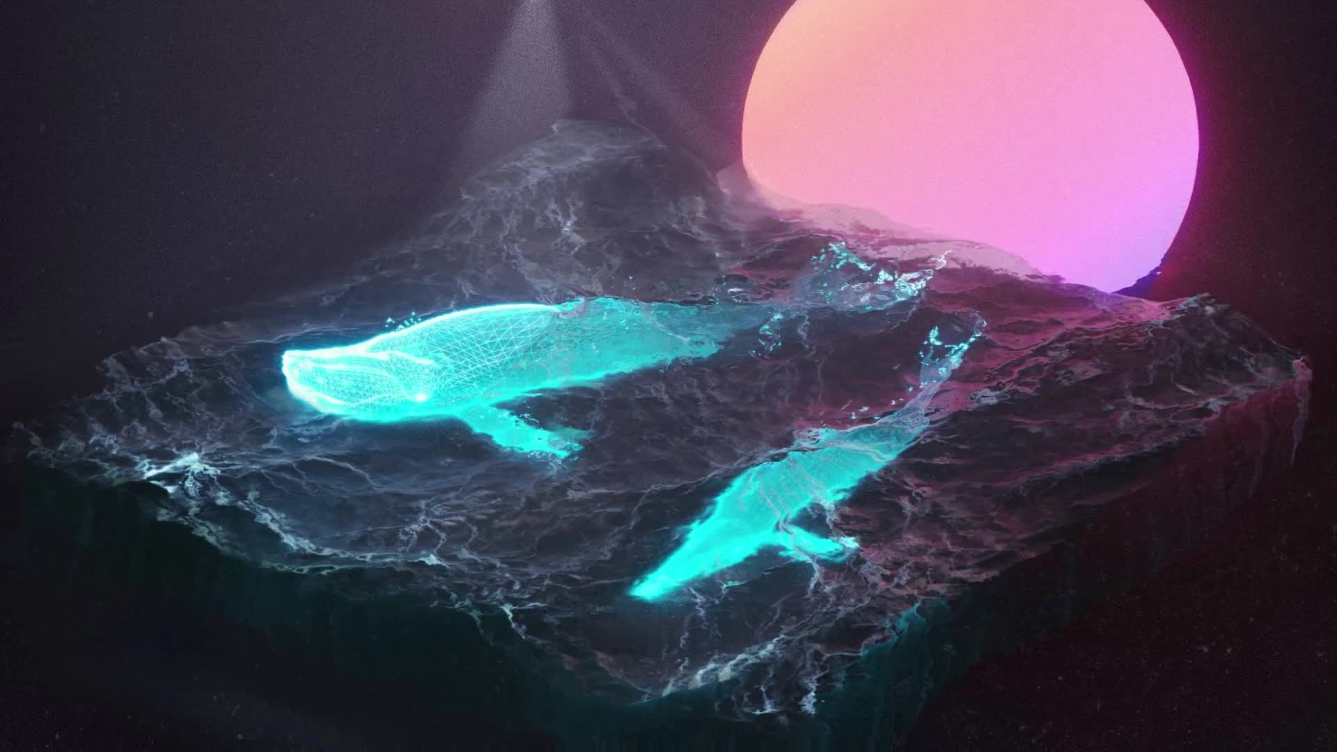 PC 3D Whales Live Wallpaper Free