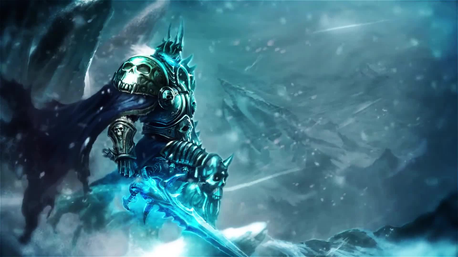 PC Snow Blizzard Arthas Live Wallpaper Free