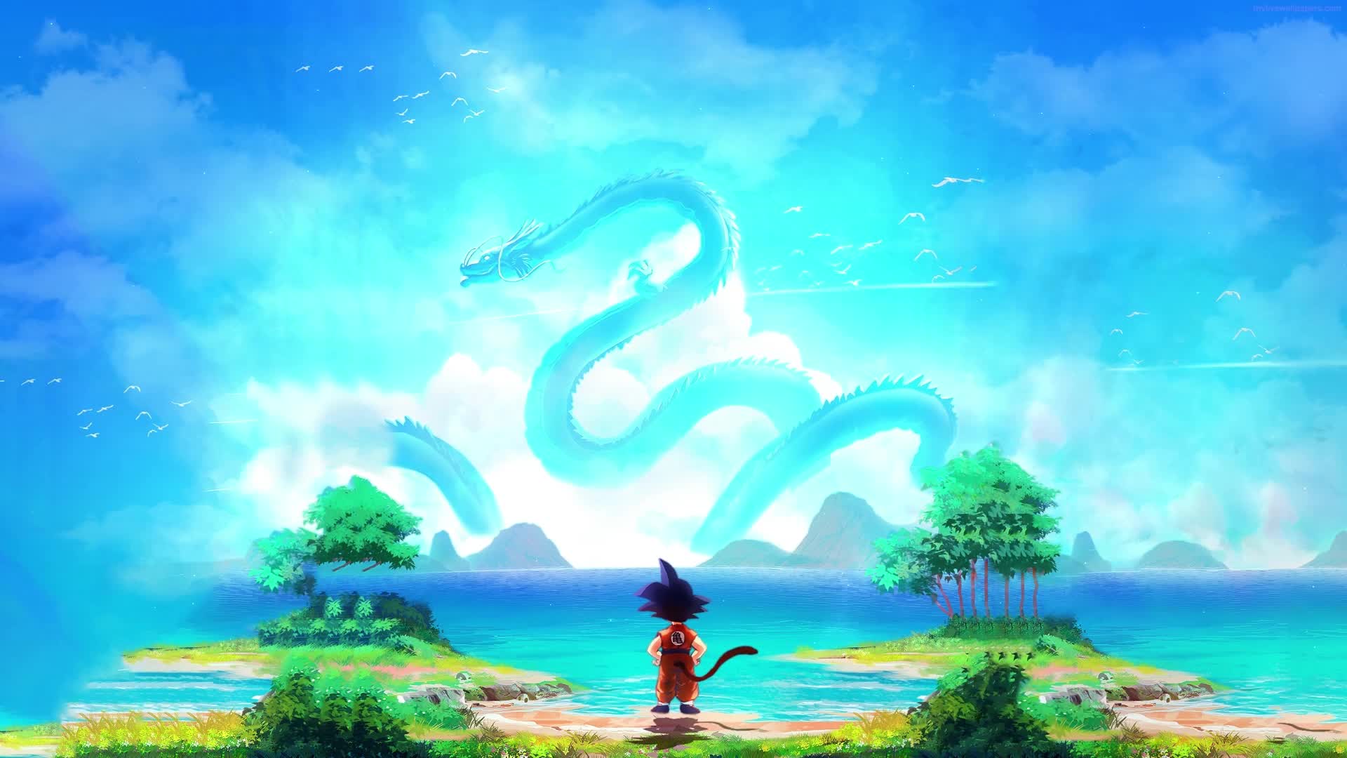 PC Goku and Shenron Live Wallpaper Free
