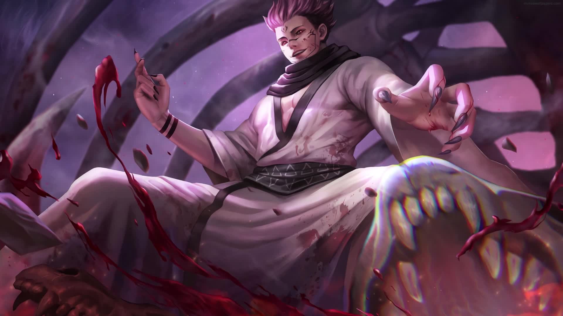 PC Sukuna Jujutsu Kaisen Live Wallpaper Free