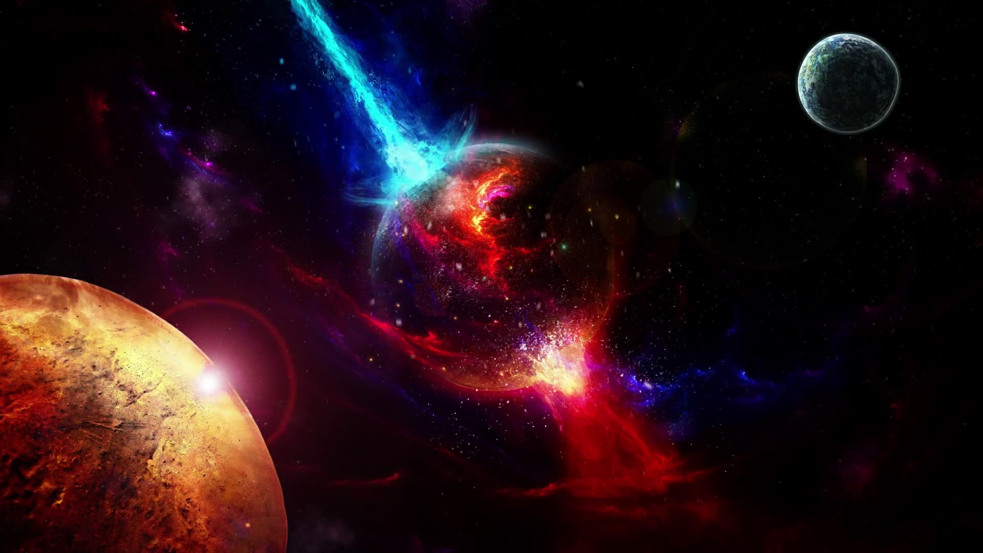 PC End of a Planet Live Wallpaper Free
