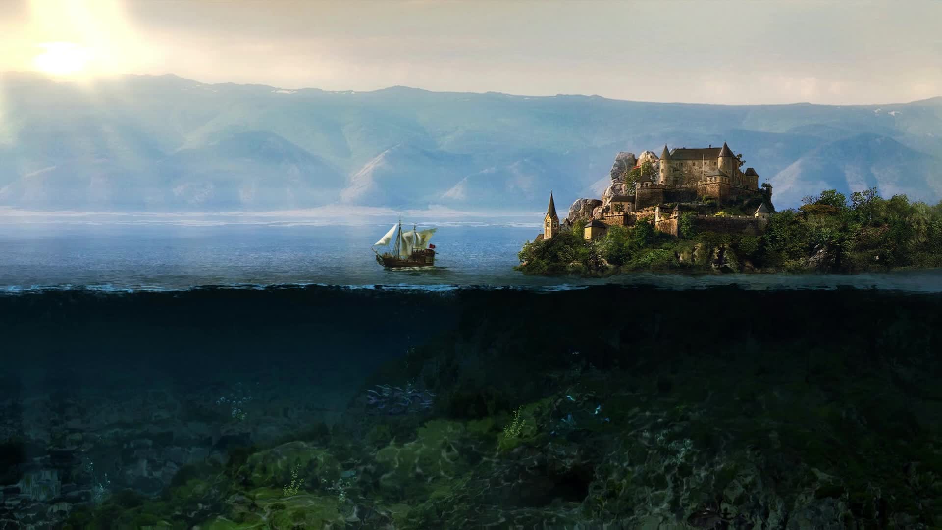 PC Land And Sea Live Wallpaper Free