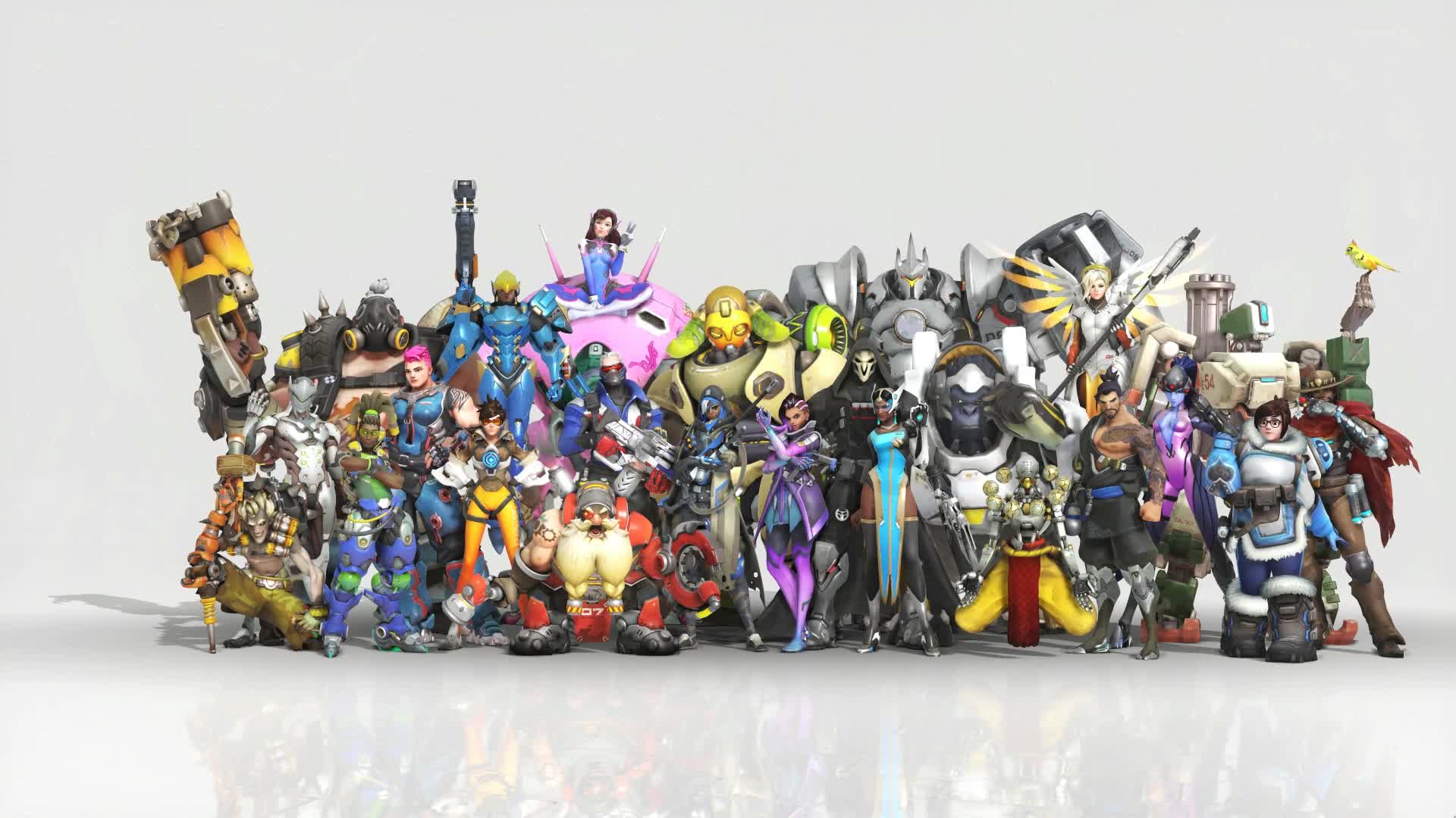 PC OW Entire Team Live Wallpaper Free