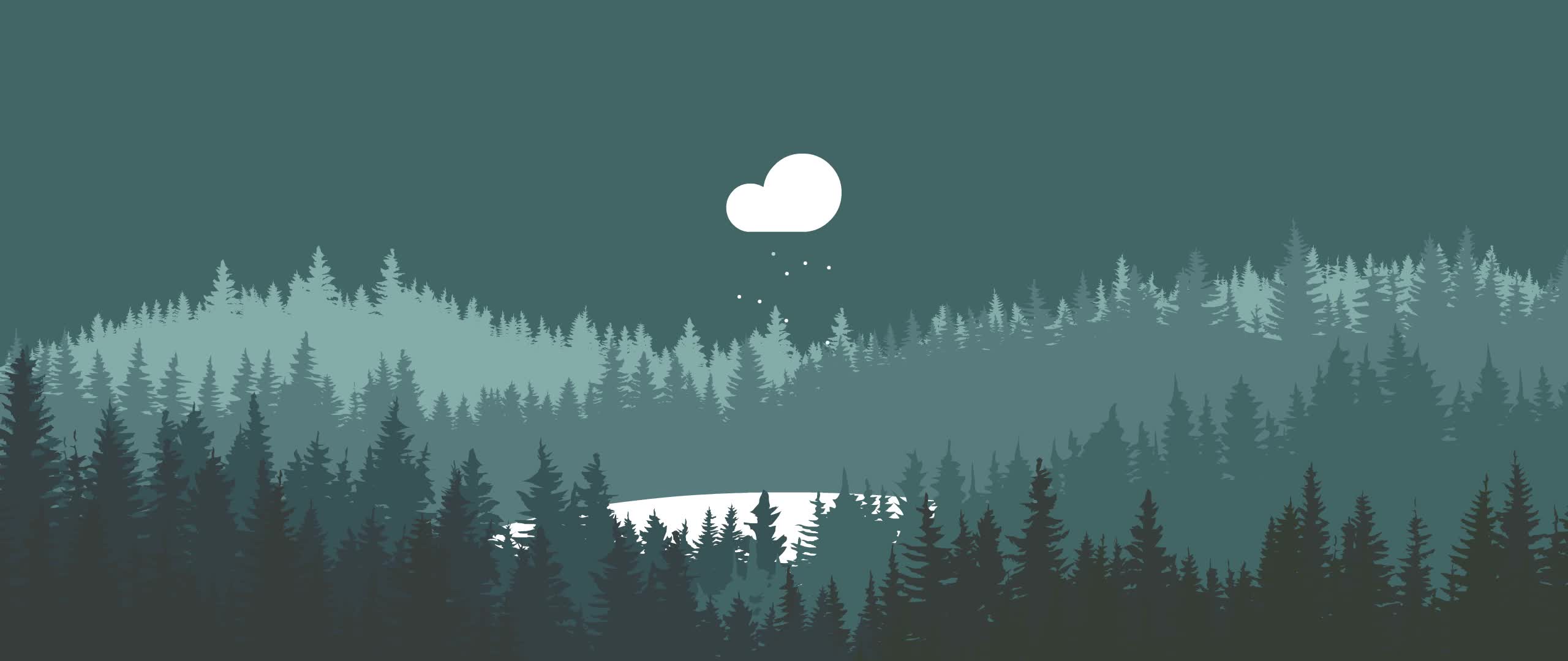 PC Flat Snow Cloud Live Wallpaper Free