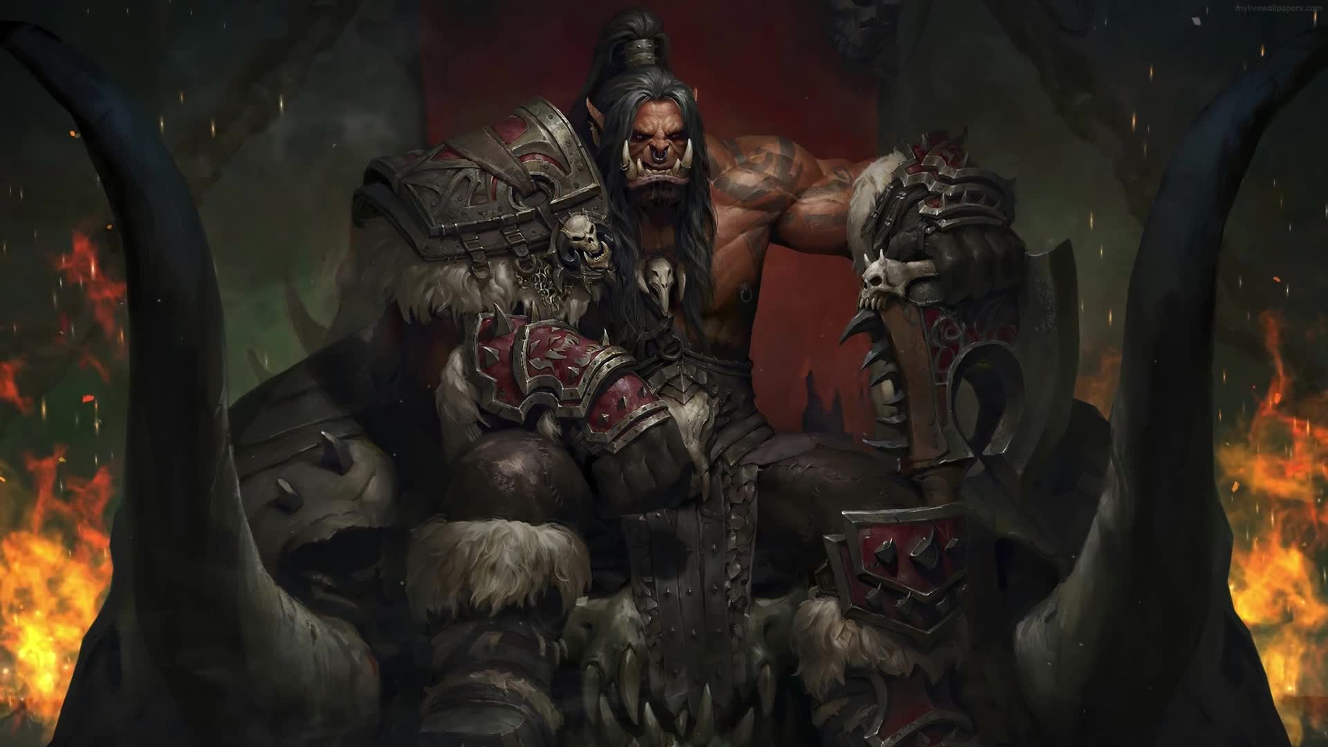 PC Grommash Hellscream Live Wallpaper Free