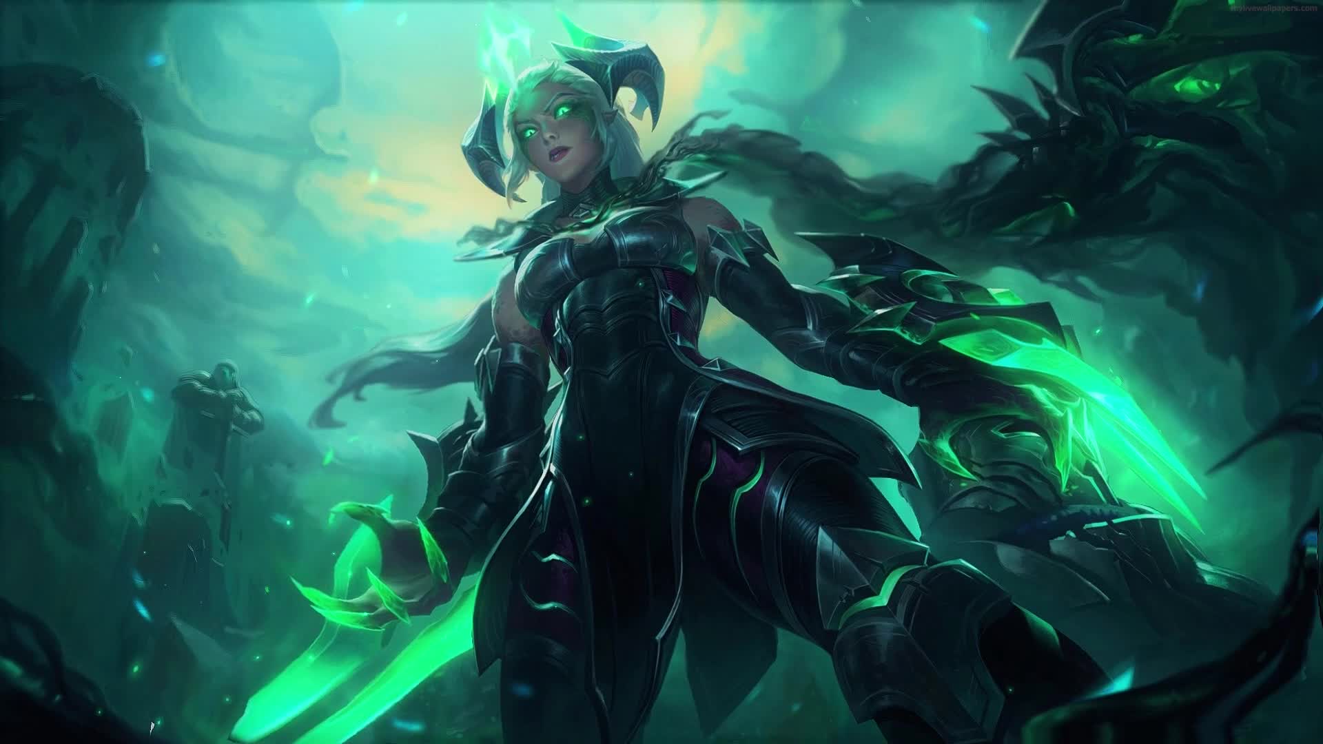 PC Ruined Shyvana Live Wallpaper Free