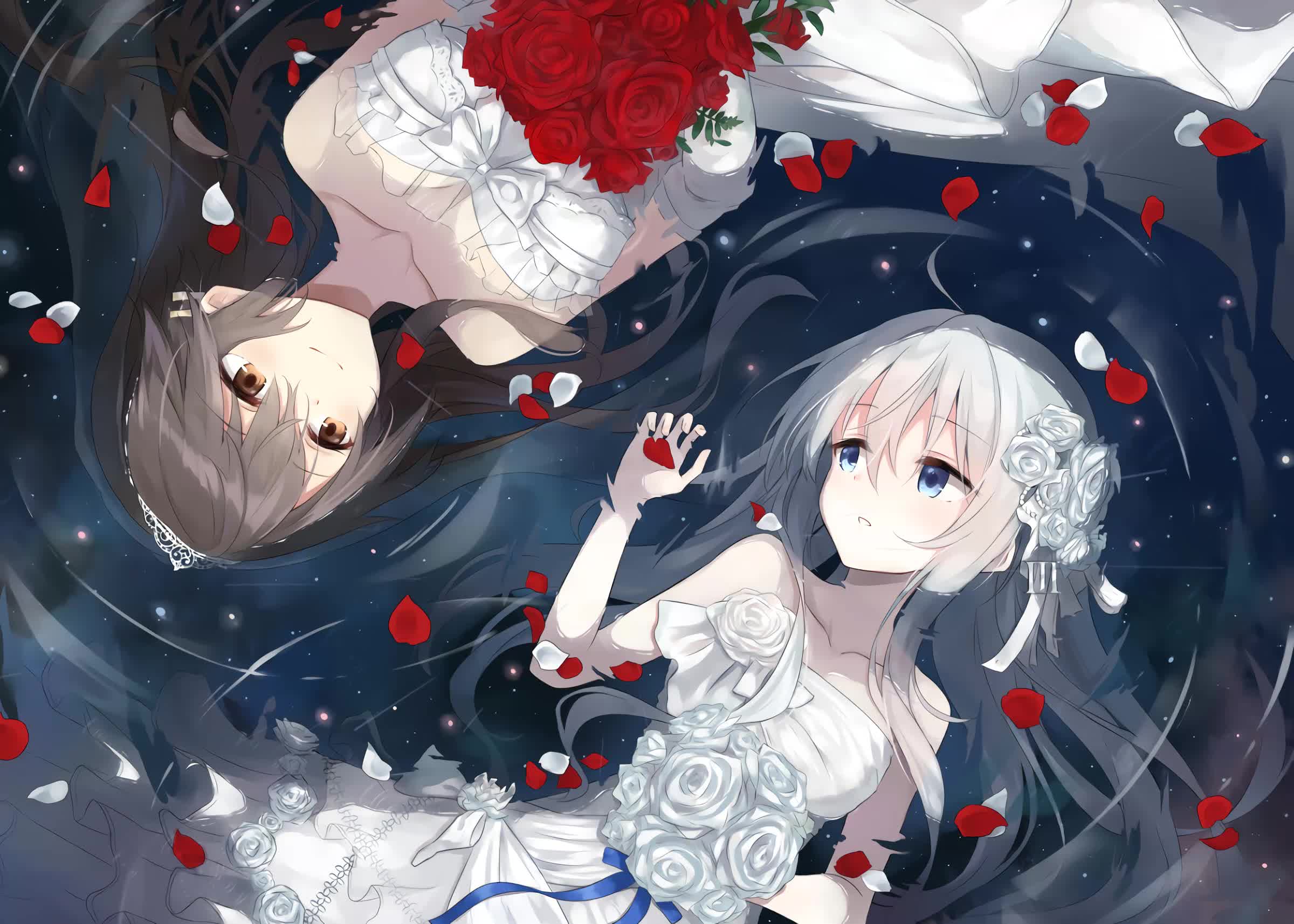 PC Rain Drops Anime Girls Live Wallpaper Free