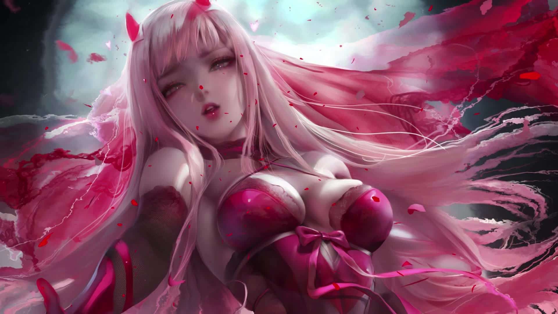PC Darling in the Franx Red Live Wallpaper Free