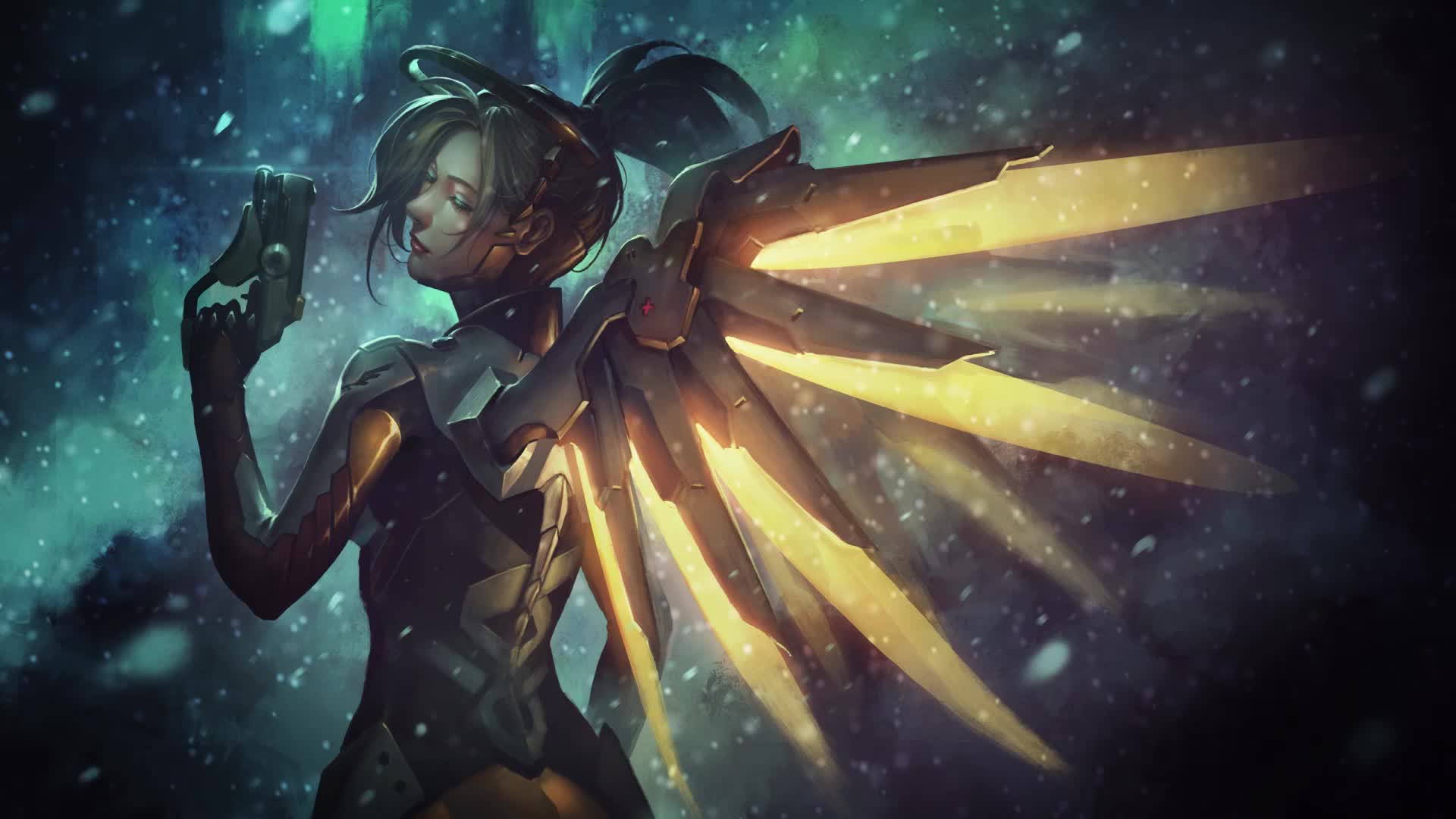 PC Mercy Snow OW Live Wallpaper Free