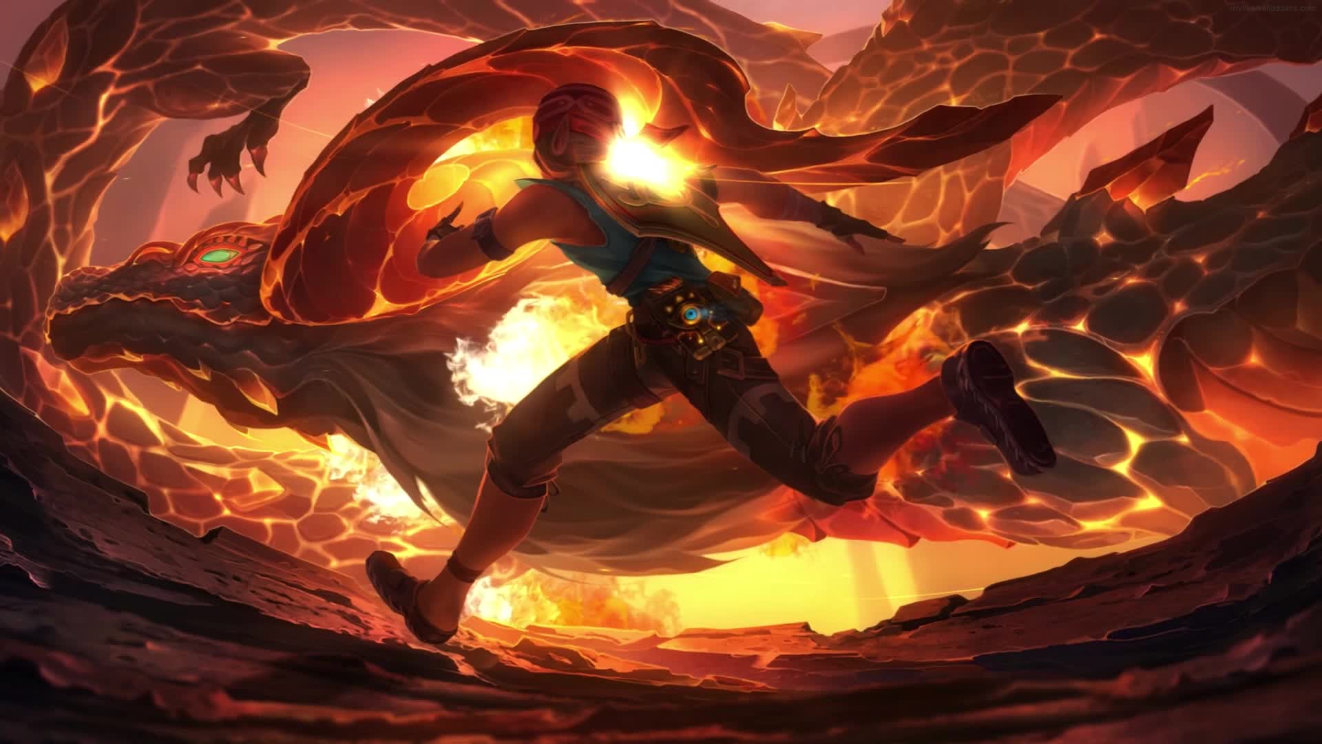 PC Chasing Dragon Legend of Zelda Live Wallpaper Free