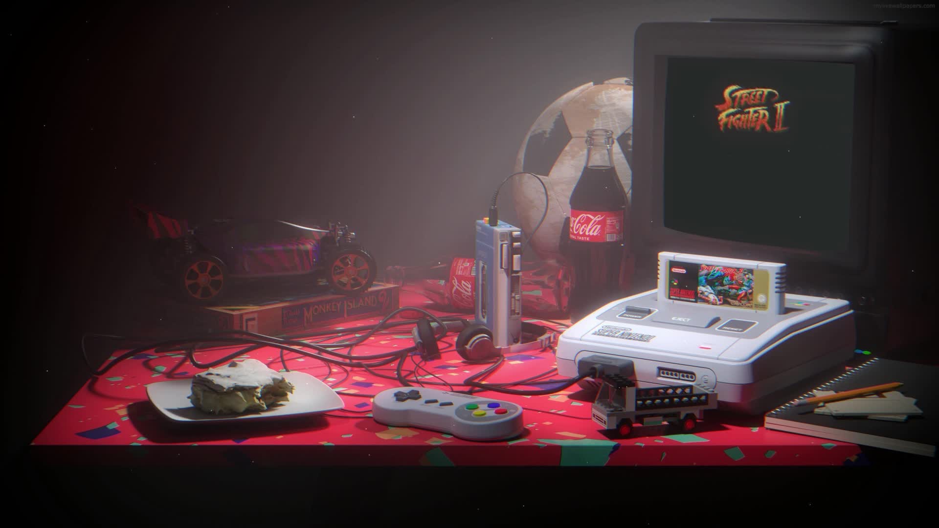 PC Retro Super Nintendo Live Wallpaper Free
