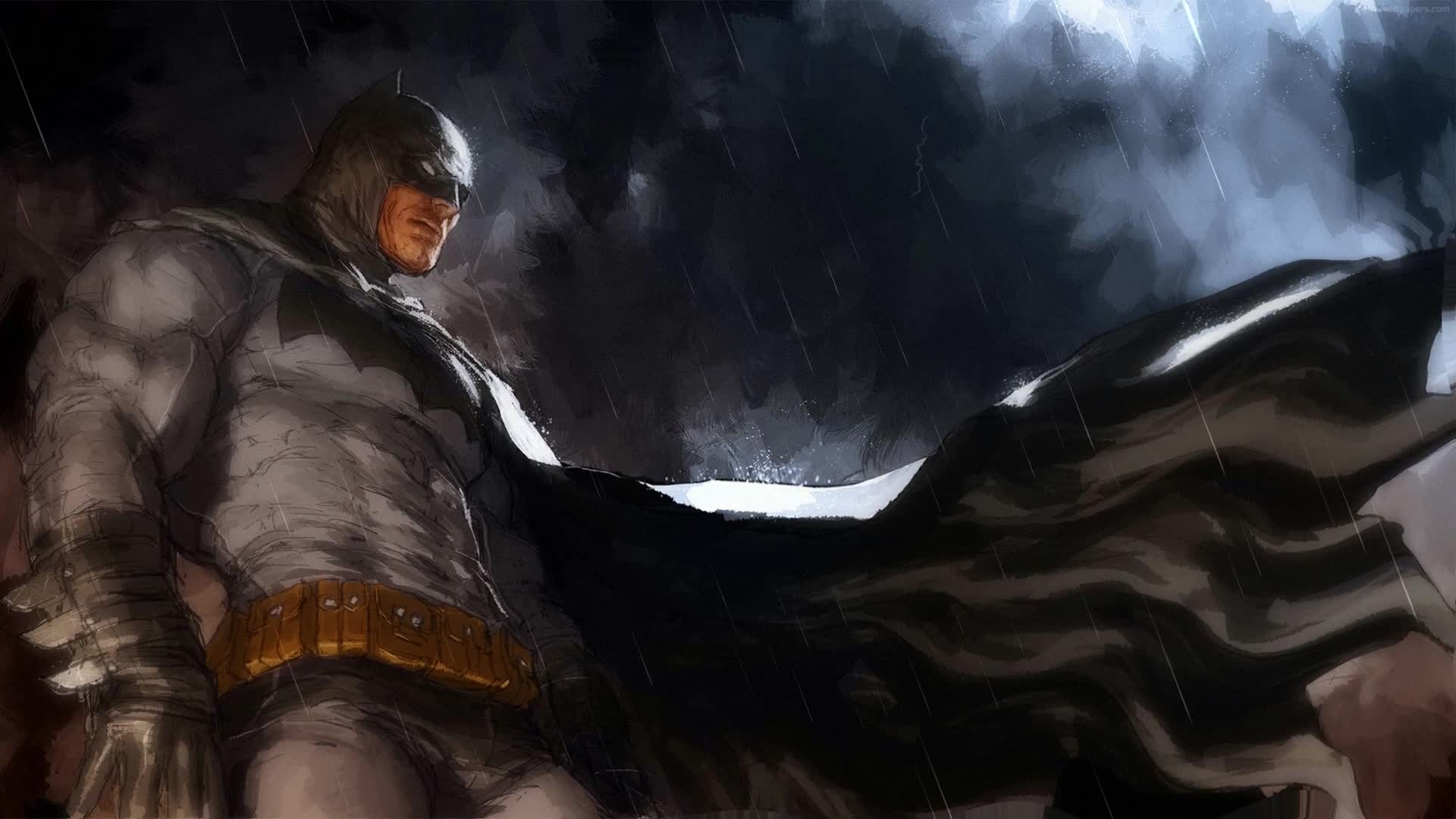 PC Batman Rain Live Wallpaper Free