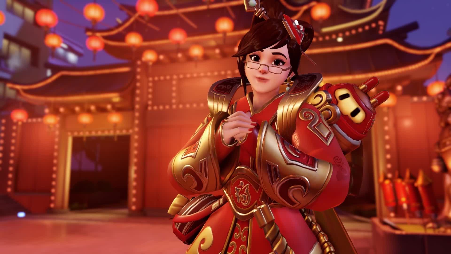 PC Mei Chinese New Year Overwatch Live Wallpaper Free