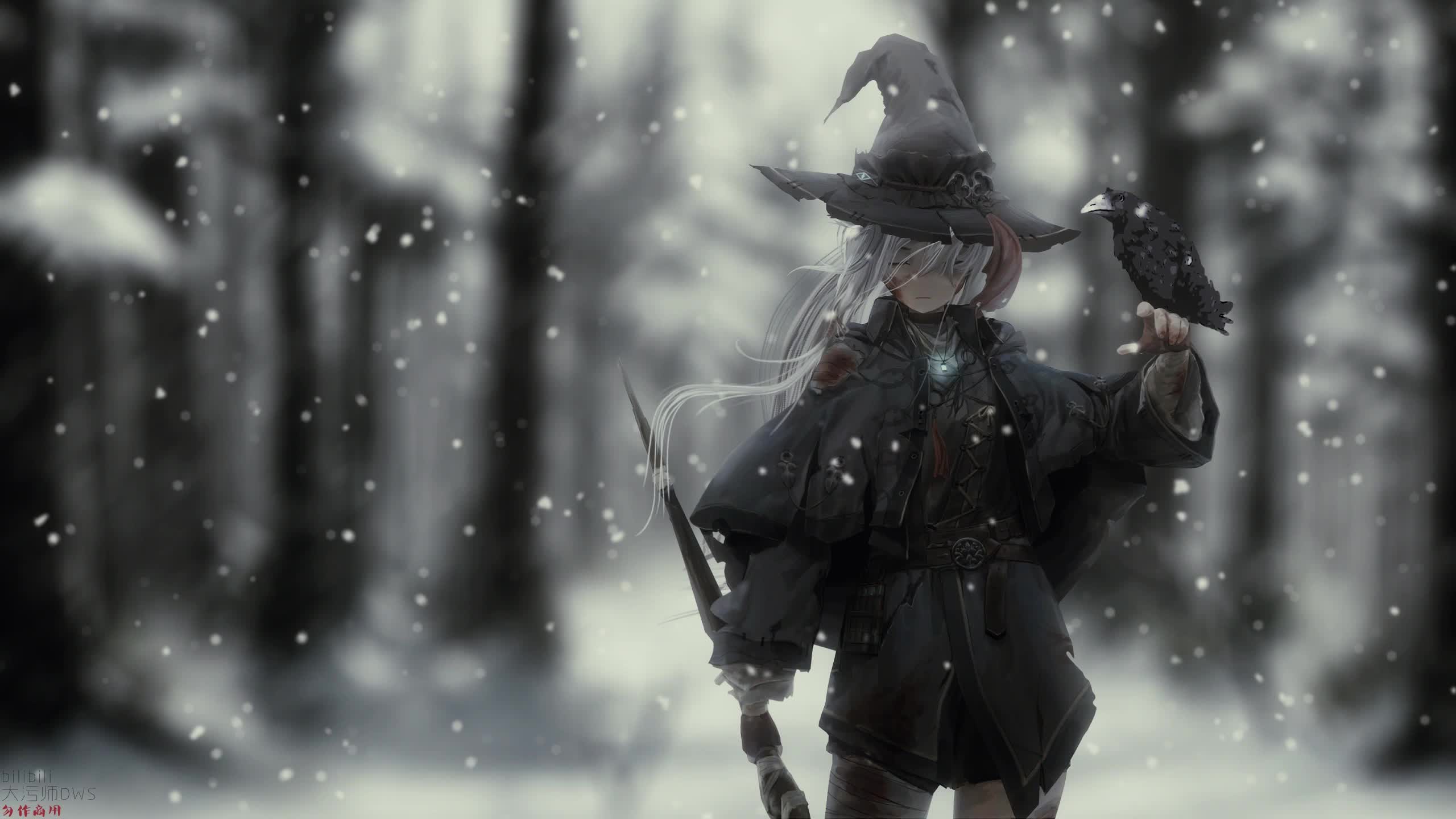 PC Anime Witch Live Wallpaper Free